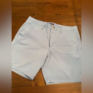 Men’s Sz 36 Johnnie-O Men's Jupiters Stretch Cotton Performance Shorts Lght Blue